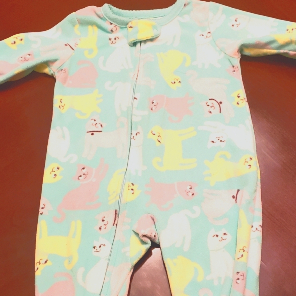 Baby Girls Carter's Sleep & Play Onesie